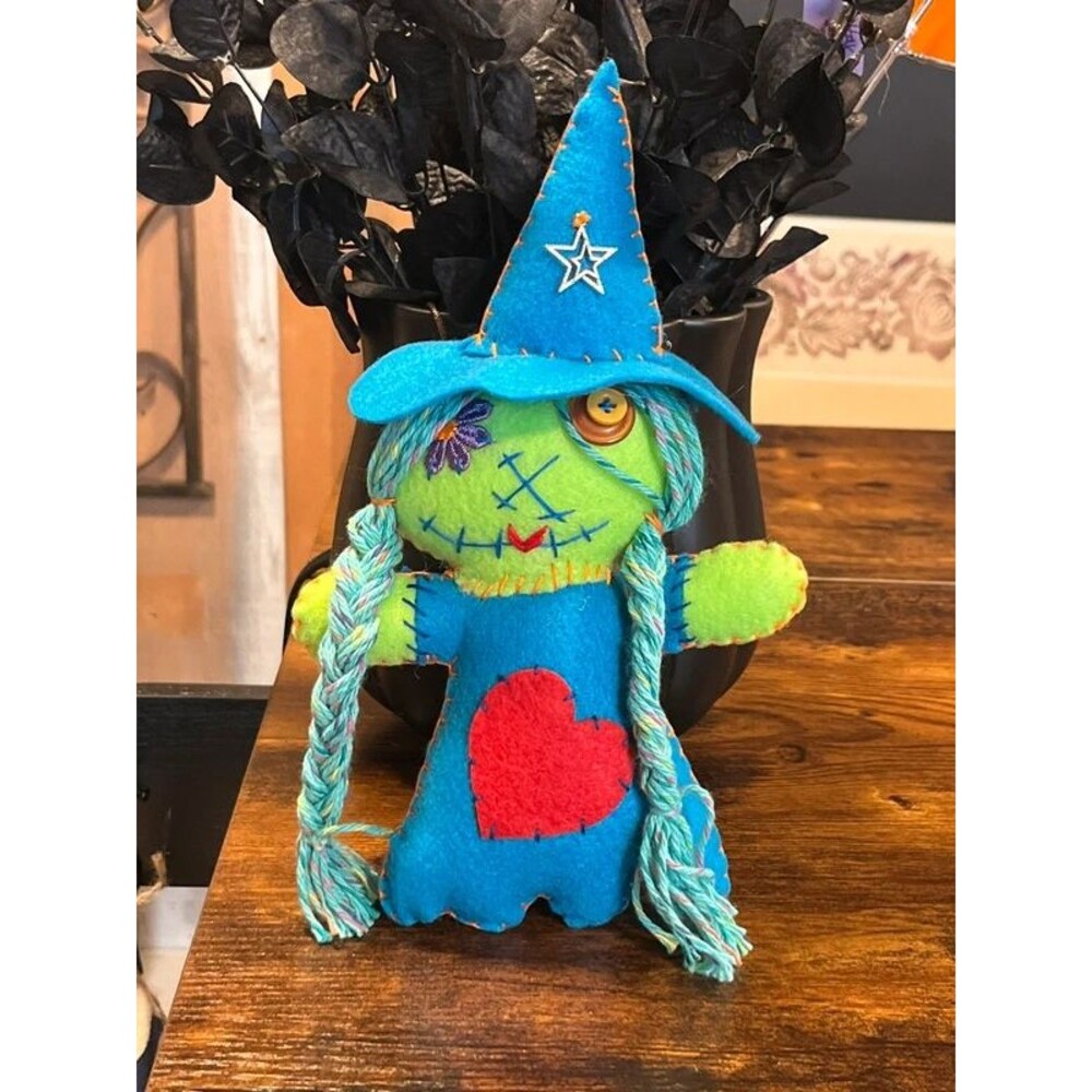 Handmade Witch Poppet Self-Care Magic Doll by The Clairity Room